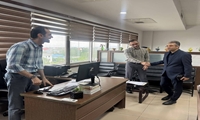 بازدید دکتر سیدحسین رضویان رئیس کمیسیون توسعه پایدار شورای اسلامی شهر رشت از واحدهای مختلف شهرداری رشت در فروردین ۱۴۰۴