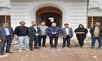 بازدید دکتر سیدحسین رضویان رئیس کمیسیون توسعه پایدار شورای اسلامی شهر از روند مرمت ساختمان تاریخی شهرداری رشت