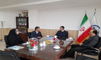 جلسه دکتر سیدحسین رضویان رئیس کمیسیون توسعه پایدار شورای اسلامی شهر رشت با معاونت فرهنگی و امور دانشجویی موسسه آموزش عالی جهاد دانشگاهی گیلان با محوریت نقش مدیریت شهری در توسعه آموزش عالی