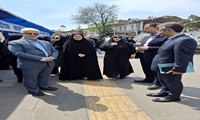 به مناسب هفته سلامت صورت گرفت، بازدید جمعی از روسای کمیسیون های تخصصی و اعضا شورای اسلامی شهر و شهردار رشت با همراهی جمعی از مسئولان استانی از نمایشگاه سلامت در پیاده راه فرهنگی رشت