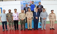 حضور دکتر سیدشمس شفیعی نایب رئیس شورای اسلامی شهر رشت و امیر دریادار لشنی فرمانده آموزش تخصص های دریایی باقرالعلوم در اختتامیه بیست و چهارمین دوره مسابقات قهرمانی آموزش های ارتش به میزبانی مرکز آموزش های تخصصی دریایی رشت