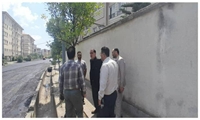 بازدید دکتر سیدشمس شفیعی رئیس کمیسیون برنامه، بودجه و حقوقی شورای اسلامی شهر رشت از اجرای آسفالت کوی ایثارگران مسکن مهر
