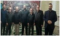حضور دکتر محمدحسین واثق کارگرنیا رئیس شورا و دکتر سیدشمس شفیعی عضو شورای اسلامی شهر رشت در مراسم سوگواری اباعبدالله الحسین (ع) همزمان با هشتمین شب محرم در مسجد امام حسین میدان سرگل و هیئت بقیه الله الاعظم حمیدیان واقع در مدرسه شهید عموپور