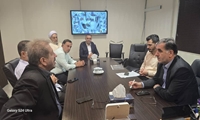 جلسه سیدشمس شفیعی عضو شورای اسلامی شهر رشت با سیدمحمد ساده روح شهردار منطقه ۴ و شورای معاونین در راستای پیگیری تحقق بودجه، اجرای برنامه های عمرانی، خدمات شهری، ممیزی املاک و تاکید بر اجرای پروژه تالاب عینک