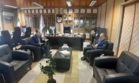 دیدار دکتر سیدشمس شفیعی رئیس کمیسیون برنامه، بودجه و حقوقی شورای اسلامی شهر رشت با دکتر نوروزی مدیرکل اقتصاد و دارایی گیلان در خصوص افزایش سهم ۴ درصدی شهرداری رشت از مالیات بر ارزش افزوده و پیگیری در سطوح استانی و ملی