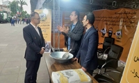 بازدید دکتر کارگرنیا رییس شورای اسلامی شهر رشت از نمایشگاه تولیدات و توانمندی های شهر رشت در بخش های مختلف در پیاده راه فرهنگی