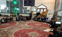 حضور حسن کریمی کرنق رئیس کمیسیون بهداشت، محیط زیست و خدمات شهری و محسن سماکچی رئیس کمیسیون حمل و نقل، عمران و ترافیک شورای اسلامی شهر رشت در مسجد میرزا کوچک  سلیمانداراب با هدف بررسی  و رفع مشکلات ساکنین محل