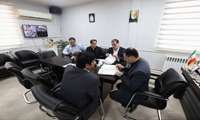 دیدار سید شمس شفیعی عضو شورای اسلامی شهر رشت با پورکاظمی مدیر آموزش و پرورش ناحیه دو رشت
