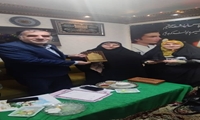 حضور دکتر سیدشمس شفیعی عضو شورای اسلامی شهر رشت در جشن ولادت حضرت معصومه (س) و روز دختر در مسکن مهر و تجلیل از دختران