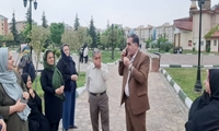 بازدید میدانی دکتر سیدشمس شفیعی عضو شورای اسلامی شهر رشت از پارک مسکن مهر، گفتگو با مردم و نشست با هیئت امنای مسجد امام هادی (ع) و پیگیری مشکلات