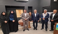بازدید دکتر سید حسین رضویان رئیس کمیسیون توسعه پایدار شورای اسلامی شهر رشت از موزه رشت