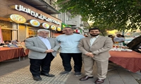حضور رئیس کمیسیون گردشگری شورای اسلامی شهر رشت در بازارچه وگان