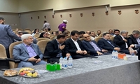 حضور محمد حسن عاقل منش عضو شورای اسلامی شهر رشت در مراسم اختتامیه اولین مسابقه آزاد گلف کروکت کشوری به میزبانی شهررشت درسالن نامجوورزشگاه یادگار امام (ره) رشت