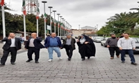بازدید دکتر سیدحسین رضویان رئیس کمیسیون توسعه پایدار شورای اسلامی شهر رشت از میدان شهدای ذهاب با محوریت پیگیری استقرار دو ایستگاه ویژه امدادی و راهنمای گردشگر در پیاده راه فرهنگی