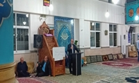 حضور حسن کریمی کرنق رئیس کمیسیون بهداشت، محیط زیست و خدمات شهری شورای اسلامی شهر رشت در میز خدمت مسجد امام حسن مجتبی(ع) محله اسماعیل آباد
