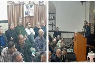 حضور دکتر سیدشمس شفیعی نایب رئیس شورای شهر رشت در یادواره شهدای محله باقر آباد در مسجد باقرآباد که با حضور دکتر حق شناس استاندار گیلان و با مشارکت گسترده مردم برگزار شد